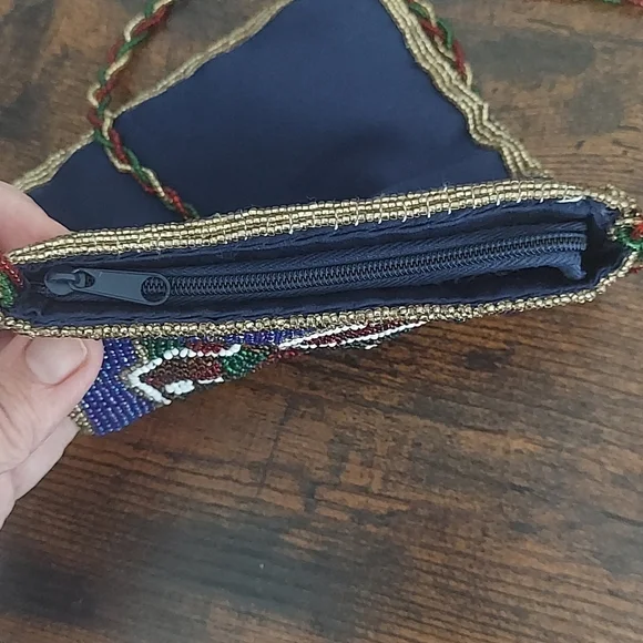 C Marie Beaded Holiday Gingerbreadman Crossbody - Picture 5 of 10